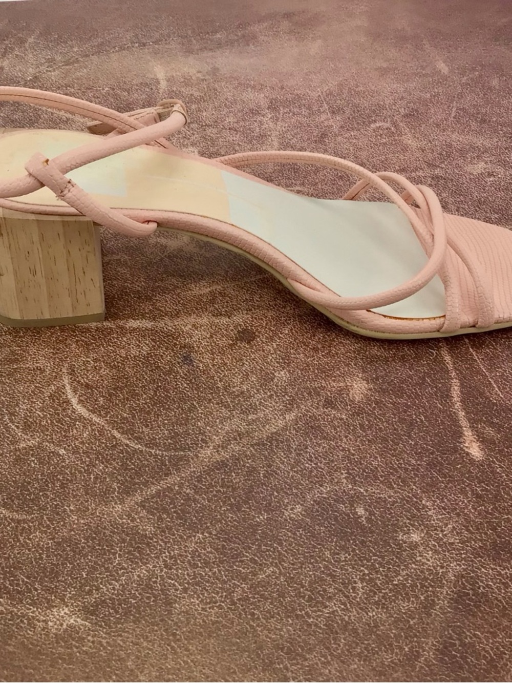 Dolce Vita Women's Light Pink Zayla Heeled Strappy Block Sandal Size 8 - Picture 6 of 12